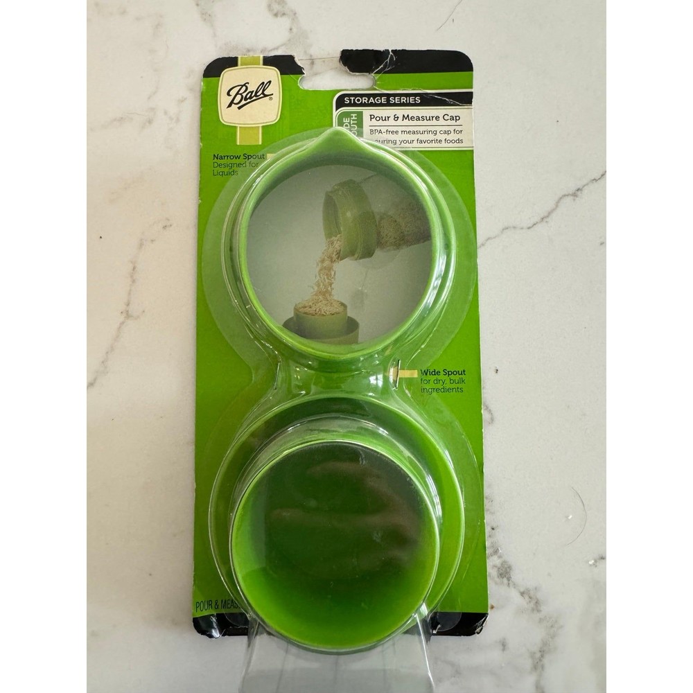 NEW NIB Ball Pour & Measure Cap Sprout Wide Mouth Canning Accessory Tool